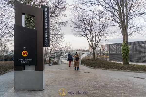 Warszawa, Śródmieście, Słomińskiego, Kawalerka na wynajem - Metro Dworzec Gdański - 12 pietro